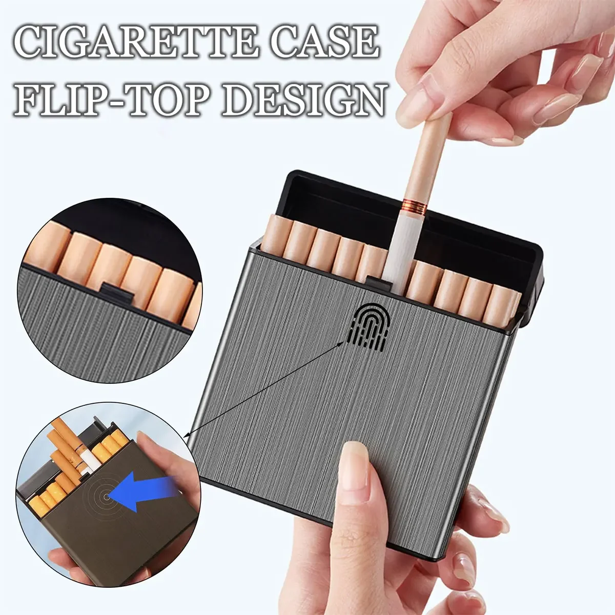 Large Capacity Cigarette Case  - Smoking & Vaping Accessories 评论和价格