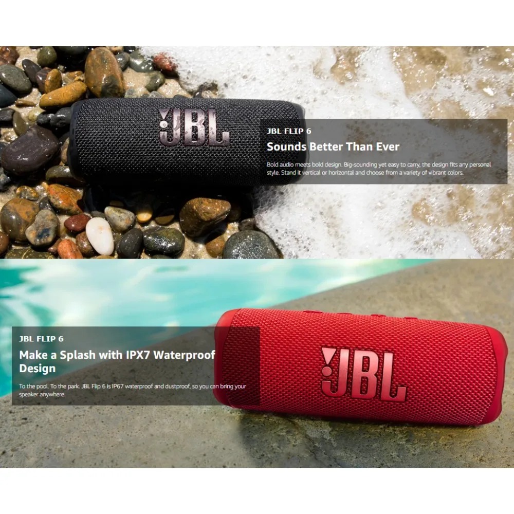 JBL FLIP6 Outdoor Audio Box, P - Jbl Speaker Flip 6 评论和价格