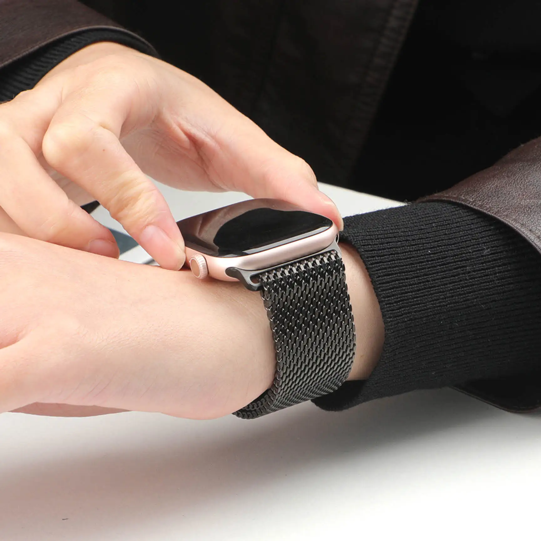 Steel Mesh Milanese Loop Strap - Mesh Coil Strip 评论和价格